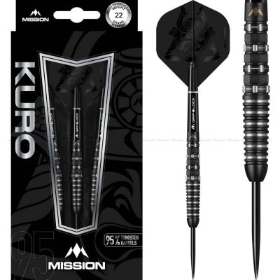 Mission steel Kuro M3 22g black 95% wolfram – Hledejceny.cz