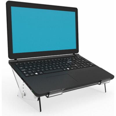 Ergonomic stojan pro notebook nebo dokumenty čirý – Zboží Živě