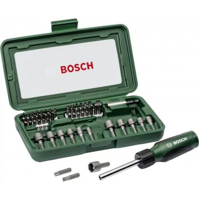 Bosch se šroubovákem 46ks 2607019504 – Zboží Mobilmania