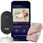 Owlet Dream Duo Chytrá ponožka + Kamera Cam 2 matně růžová – Zboží Dáma