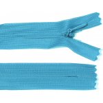 Spirálový zip no.3 skrytý nerozepínací 60cm - více barev color: 616 kobaltová modrá – Hledejceny.cz