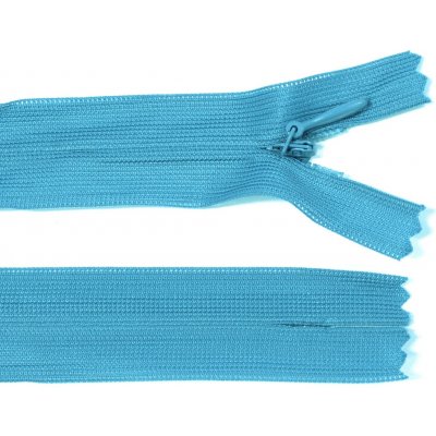 Spirálový zip no.3 skrytý nerozepínací 60cm - více barev color: 616 kobaltová modrá – Hledejceny.cz