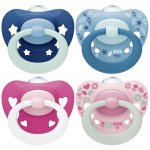 Nuk silikon šidítko 2 ks Signature Blue – Zboží Dáma