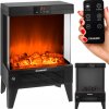 Kaminer Stojící krb s funkcí topení 2000 W 32 x 52,5 x 18 cm černý