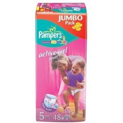 pampers active girl pants