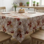 Fantastik ubrus PVC s textilním podkladem 605-1 vlčí máky a kopretiny na režné pytlovině š.140cm ž – Hledejceny.cz