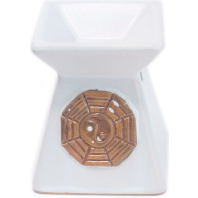 Aroma Bílá Aroma Lampa Yin Yang hranatá na vonné Oleje a Vosky – Hledejceny.cz