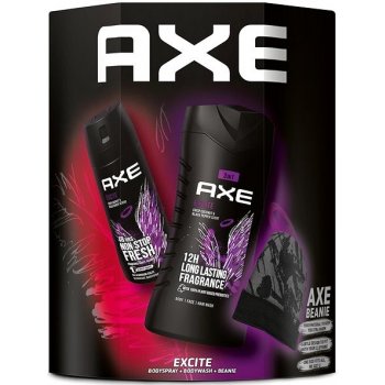 Axe Excite deospray 250 ml + sprchový gel 150 ml + čepice dárková sada
