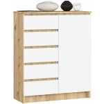 Ak furniture Jerry 80 cm 1 dveře 5 zásuvek – Zboží Dáma