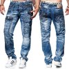 Pánské džíny Kosmo Lupo kalhoty pánské KM020 jeans džíny