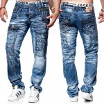 Kosmo Lupo kalhoty pánské KM020 jeans džíny – Sleviste.cz