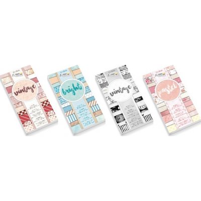 Papír na scrapbooking Craft Sensations 15x30 cm - 24 listů - Pastel – Sleviste.cz