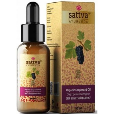 Sattva Organický olej z hroznových jader 50 ml – Sleviste.cz