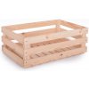 Úložný box Rojaplast Apple box velký dřevěný 59x39cm 332002