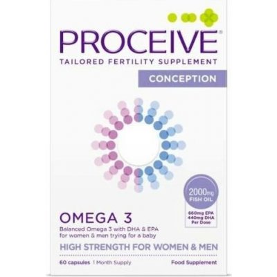 Proceive Conception & Pregnancy Omega 3 60 kapslí – Hledejceny.cz
