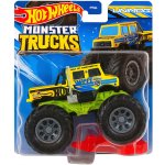 Mattel Hot Wheels Auto Monster Trucks Kaskadérské kousky set s vrakem kov – Zboží Dáma