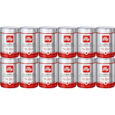 Illy Espresso mletá káva 12 x 250 g – Hledejceny.cz