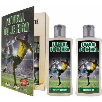 Bohemia Gifts BG kniha pro fotbalistu sprchový gel 200 ml + vlasový šampon 200 ml dárková sada – Hledejceny.cz