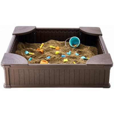 SucceBuy Pískoviště čtvercové 48,6x48,6x12,4" – Sleviste.cz