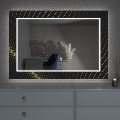 Artalo LED zrcadlo s dekorem D6 50 x 50 cm – Hledejceny.cz