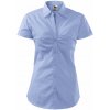 Dámská košile Malfini Chic s krátkým rukávem 214 nebesky modrá