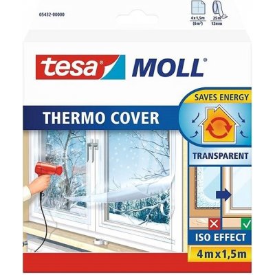 tesamoll Thermo Cover průhledná izolační fólie 4 m x 1,5 m