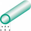 Modelářské nářadí Raboesch profil ASA trubka transparentní zelená 5x6x330mm 5