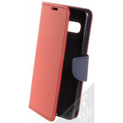 Pouzdro Forcell Fancy Book Samsung Galaxy S10 červené modré – Zboží Mobilmania