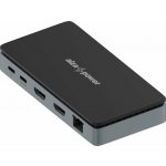 AlzaPower Metal Mini USB-C Dock Station 8v1 Dual Screen APW-DS82SY – Zboží Živě