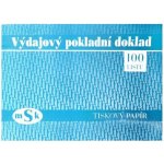 MSK 40 Výdajový pokladní doklad MSK - A6 / nečíslovaný 100 listů – Zboží Dáma