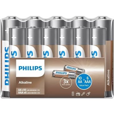 PHILIPS AAA/AA 6ks LR036A16F/10 – Zbozi.Blesk.cz