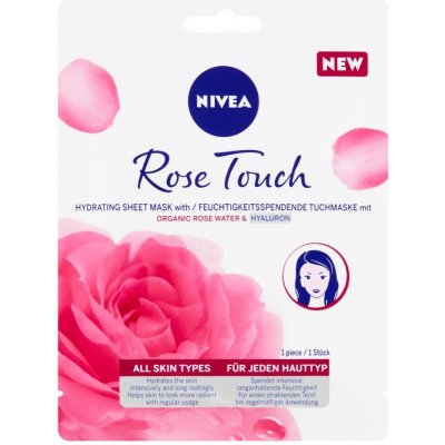 Nivea Rose Touch 10minutová hydratační maska pod oči 1 pár – Zbozi.Blesk.cz