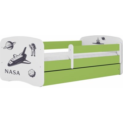 Kocot kids Babydreams Nasa zelená bez šuplíků bez matrace