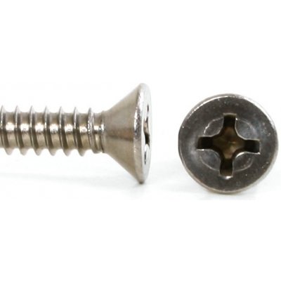 Šroub do plechu nerez A2, zapuštěná hlava, DIN 7982 - 4.8x45 – Zboží Mobilmania