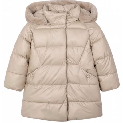 Mayoral dívčí prošívaný zimní kabát béžová – Zboží Dáma