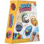 Teddies Malování na kameny/oblázky s barvami se štětci v krabičce 14x15,5x4,5cm – Zboží Mobilmania