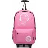 Školní batoh Kono batoh nebo zavazadlo na kolečkách růžová