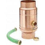 KJG Sběrač dešťové vody s hadicí 80 mm měděný – Sleviste.cz