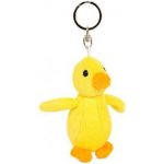 Přívěsek na klíče Teddies Kačenka/Kachna plyš/kov 4x8cm – Zboží Dáma
