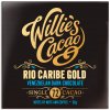 Čokoláda Willie's Cacao Venezuelan Gold, Rio Caribe hořká 72% 50 g