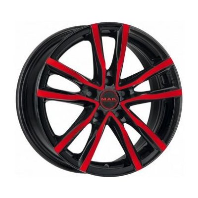 MAK Milano 6,5x16 5x110 ET35 black red – Hledejceny.cz