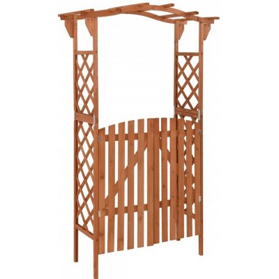 Dřevěná pergola VidaXL oblouk 204 cm – Hledejceny.cz