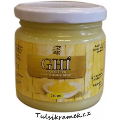 DNM Ghí přepuštěné Máslo 210 ml – Sleviste.cz