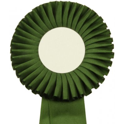 Kokarda jednořadá standard pr. 11 cm tm. zelená – Hledejceny.cz