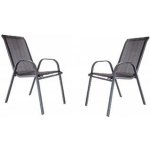 HAPPY GREEN Židle zahradní HARROW 56 x 68 x 93 cm, sada 2 ks – Sleviste.cz