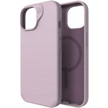 Pouzdro ZAGG Case Manhattan Snap Apple iPhone 15/14/13 fialové