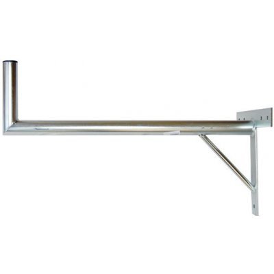Anténní držák 100cm na zeď se vzpěrou, trubka 42/2mm, výška 16cm žár. – Zboží Živě