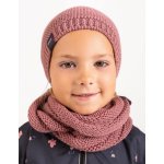 Unuo Dětská čepice pletená Warm Unuo Starorůžová – Zboží Dáma