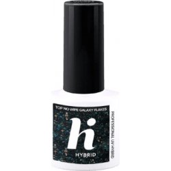 Hi Hybrid Top No Wipe Galaxy Flakes pro hybridní lak 5 ml