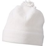 Microfleece CAP WITH POMPON MB7946 našedlá bílá – Hledejceny.cz